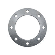 Flanges, HDG, Sort, EN 1092-1, Løsflange, T:02, PN10-16, A, DN150, 188,0, S235JR, 1.0038, MET