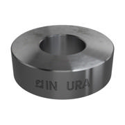 Flanges, Sort, EN 1092-1, Glat bund, T:32, PN10-40, DN10, 17,2, S235JR, 1.0038, 