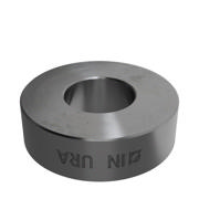 Flanges, Sort, EN 1092-1, Glat bund, T:32, PN10-40, DN10, 17,2, S235JR, 1.0038, 