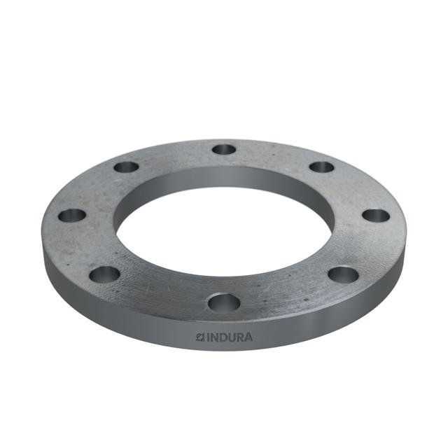 Flanges, HDG, Sort, EN 1092-1, Løsflange, T:02, PN10-16, A, DN150, 168,3, P280GH, 1.0426, ISO