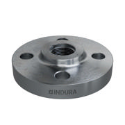 Flanges, HDG, Carbon, EN 1092-1, Threaded flange, T:13, PN10-40, B1, DN20, 3/4", S235JR, 1.0038, 