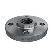 Flanges, FVE, Kohlenstoffstahl, EN 1092-1, Gewindeflansch, T:13, PN10-40, B1, DN25, 1", S235JR, 1.0038, 