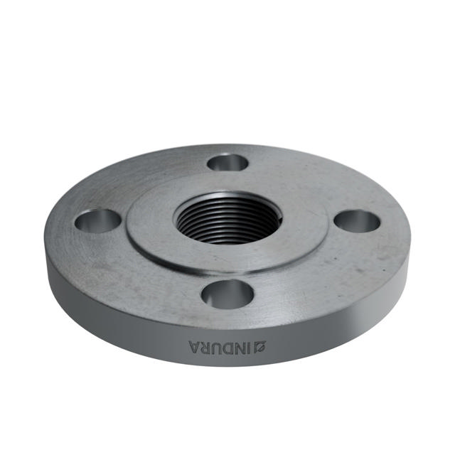 Flanges, HDG, Carbon, EN 1092-1, Threaded flange, T:13, PN10-40, B1, DN32, 1 1/4", S235JR, 1.0038, 