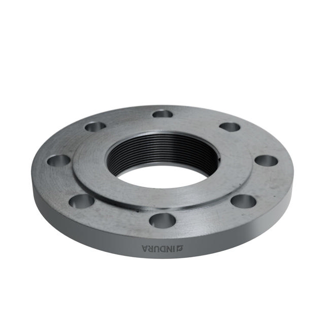 Flanges, FVE, Kohlenstoffstahl, EN 1092-1, Gewindeflansch, T:13, PN10-16, B1, DN80, 3", S235JR, 1.0038, 