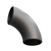 Butt-Weld Fitting, Sort, EN10253-1, T:A, Svejsebøjning, 63,5, S235, 1.0038