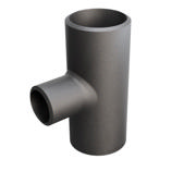 Butt-Weld Fitting, Kohlenstoffstahl, EN10253-2, T:A, T-Stück, 42,4/26,9, P235GH-TC1, 1.0345