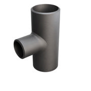 Butt-Weld Fitting, Kohlenstoffstahl, EN10253-2, T:A, T-Stück, 48,3/33,7, P235GH-TC1, 1.0345