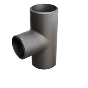 Butt-Weld Fitting, Kohlenstoffstahl, EN10253-2, T:A, T-Stück, 48,3/42,4, P235GH-TC1, 1.0345