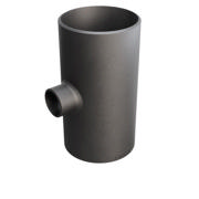 Butt-Weld Fitting, Sort, EN10253-2, T:A, Tee, 114,3/42,4, P235GH-TC1, 1.0345