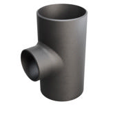 Butt-Weld Fitting, Stal węglowa, EN10253-2, T:A, Trójnik, 133/88,9, P235GH-TC1, 1.0345