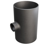 Butt-Weld Fitting, Kohlenstoffstahl, EN10253-2, T:A, T-Stück, 323,9/114,3, P235GH-TC1, 1.0345