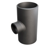 Butt-Weld Fitting, Sort, EN10253-2, T:A, Tee, 88,9/48,3, P235GH-TC1, 1.0345