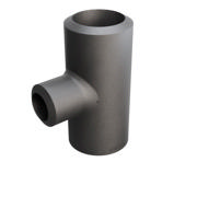 Butt-Weld Fitting, Kohlenstoffstahl, EN10253-2, T:A, T-Stück, 26,9/17,2, P235GH-TC1, 1.0345