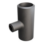 Butt-Weld Fitting, Sort, EN10253-2, T:A, Tee, 33,7/17,2, P235GH-TC1, 1.0345