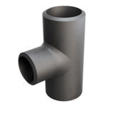 Butt-Weld Fitting, Kohlenstoffstahl, EN10253-2, T:A, T-Stück, 42,4/33,7, P235GH-TC1, 1.0345