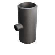 Butt-Weld Fitting, Sort, EN10253-2, T:A, Tee, 60,3/21,3, P235GH-TC1, 1.0345