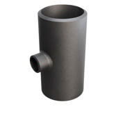 Butt-Weld Fitting, Sort, EN10253-2, T:A, Tee, 88,9/33,7, P235GH-TC1, 1.0345