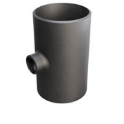 Butt-Weld Fitting, Kohlenstoffstahl, EN10253-2, T:A, T-Stück, 219,1/76,1, P235GH-TC1, 1.0345
