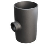 Butt-Weld Fitting, Stal węglowa, EN10253-2, T:A, Trójnik, 219,1/88,9, P235GH-TC1, 1.0345