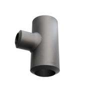 Butt-Weld Fitting, Stal węglowa, EN10253-2, T:A, Trójnik, 26,9/17,2, P235GH-TC1, 1.0345