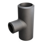 Butt-Weld Fitting, Kohlenstoffstahl, EN10253-2, T:A, T-Stück, 48,3/33,7, P235GH-TC1, 1.0345
