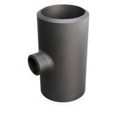 Butt-Weld Fitting, Stal węglowa, EN10253-2, T:A, Trójnik, 114,3/48,3, P235GH-TC1, 1.0345