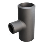 Butt-Weld Fitting, Stal węglowa, EN10253-2, T:A, Trójnik, 42,4/26,9, P235GH-TC1, 1.0345