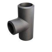 Butt-Weld Fitting, Stal węglowa, EN10253-2, T:A, Trójnik, 48,3/42,4, P235GH-TC1, 1.0345