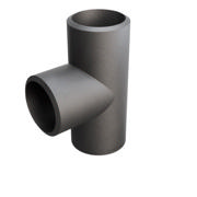 Butt-Weld Fitting, Kohlenstoffstahl, ASME B16.9, T-Stück, 1 1/2"/1 1/2", A-234 WPB