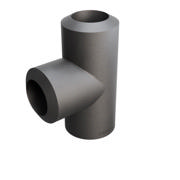 Butt-Weld Fitting, Carbon, ASME B16.9, Tee, 1/2"/1/2", A-234 WPB
