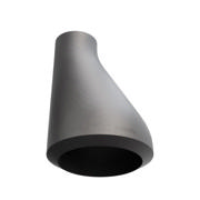 Butt-Weld Fitting, Sort, ASME B16.9, Excentrisk reduktion, 1 1/2"/1/2", A-234 WPB