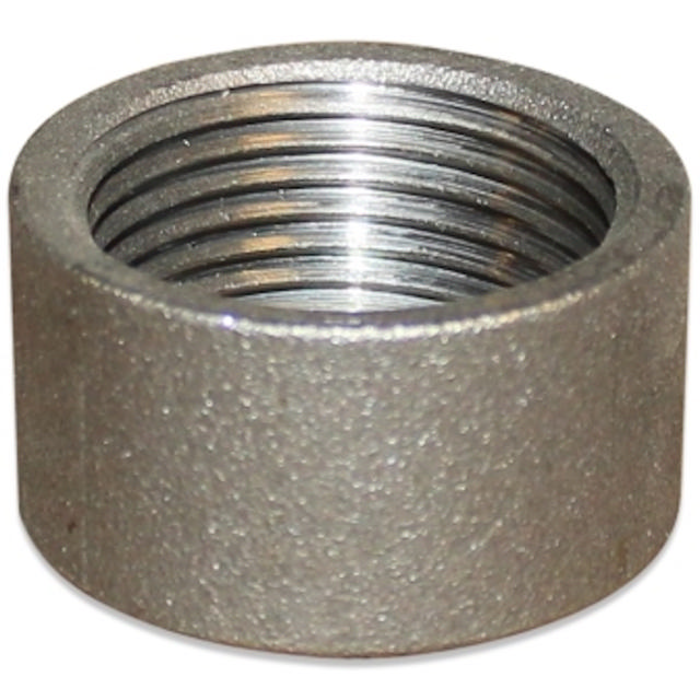 Threaded Fitting, Czarny, EN 10241, T:M, Mufa 1/2 długości, 1/4"