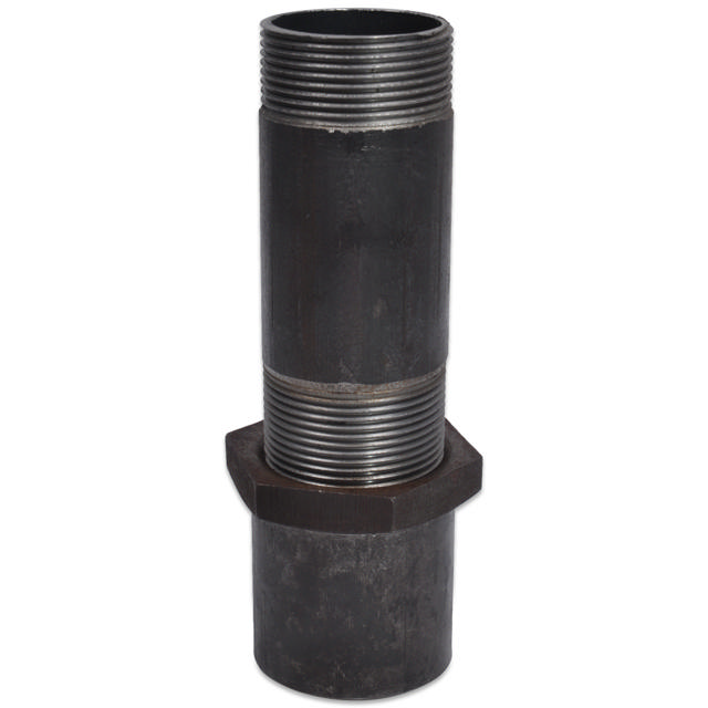 Threaded Fitting, Schwarz, EN 10241, Langes Gewinde, 3/8"