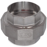 Threaded Fitting, Rustfri, ISO 4144, Svejseunion m/konisk tæt., 1", AISI316