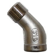 Threaded Fitting, Nierdzewny, ISO 4144, Kolano, 3/4", AISI316