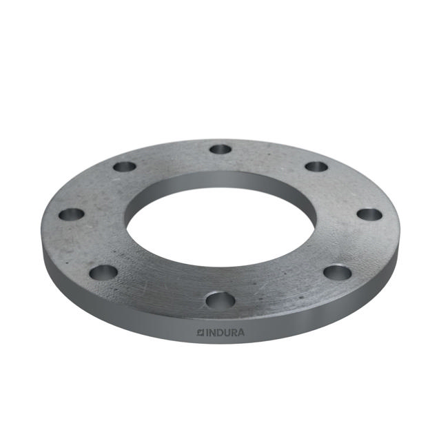 Flanges, HDG, Carbon, EN 1092-1, Loose plate flange, T:02, PN16, A, DN125, 125,0, S235JR, 1.0038,