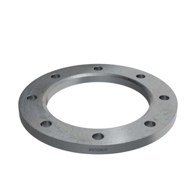 Flanges, HDG, Sort, EN 1092-1, Løsflange, T:02, PN16, A, DN150, 150,0, S235JR, 1.0038,