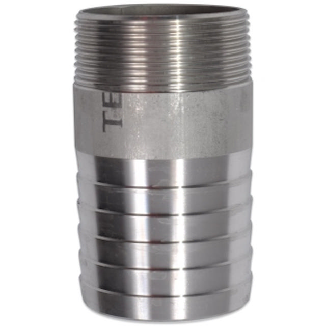 Threaded Fitting, Edelstahl, EN 10241, Gewindenippel, 1"
