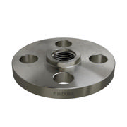 Flanges, Stainless, ASME B16.5, Threaded flange, 150 lbs, RF, 1/2", AISI316L, 1.4404