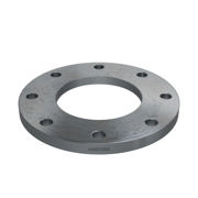 Flanges, HDG, Carbon, EN 1092-1, Loose plate flange, T:02, PN16, A, DN125, 125,0, S235JR, 1.0038,