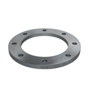Flanges, HDG, Sort, EN 1092-1, Løsflange, T:02, PN16, A, DN150, 150,0, S235JR, 1.0038,