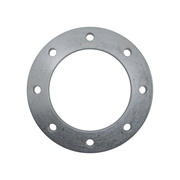 Flanges, HDG, Sort, EN 1092-1, Løsflange, T:02, PN16, A, DN150, 150,0, S235JR, 1.0038,