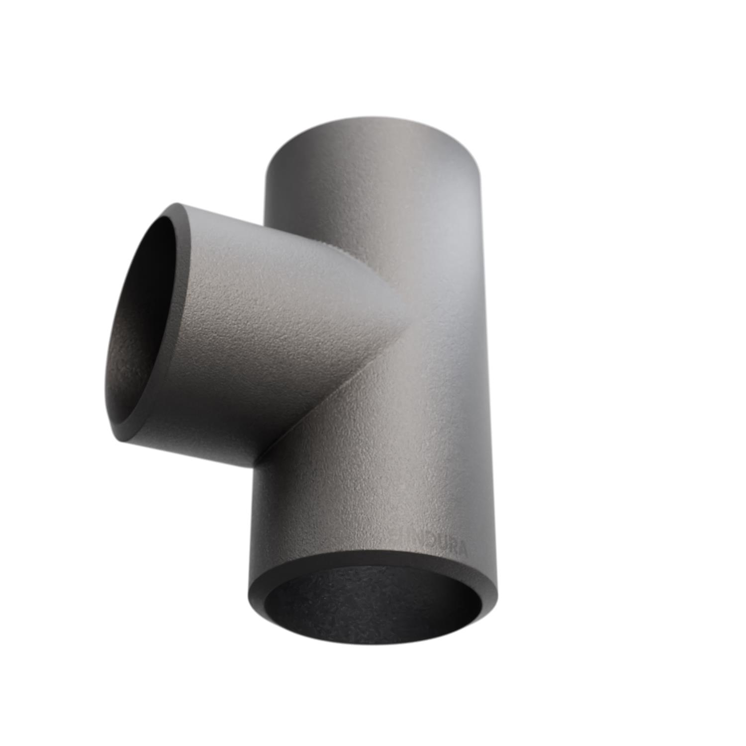 Tee, ASME B16.9, Sch. Std./40, 2"x2", A-234 WPB, INDURA