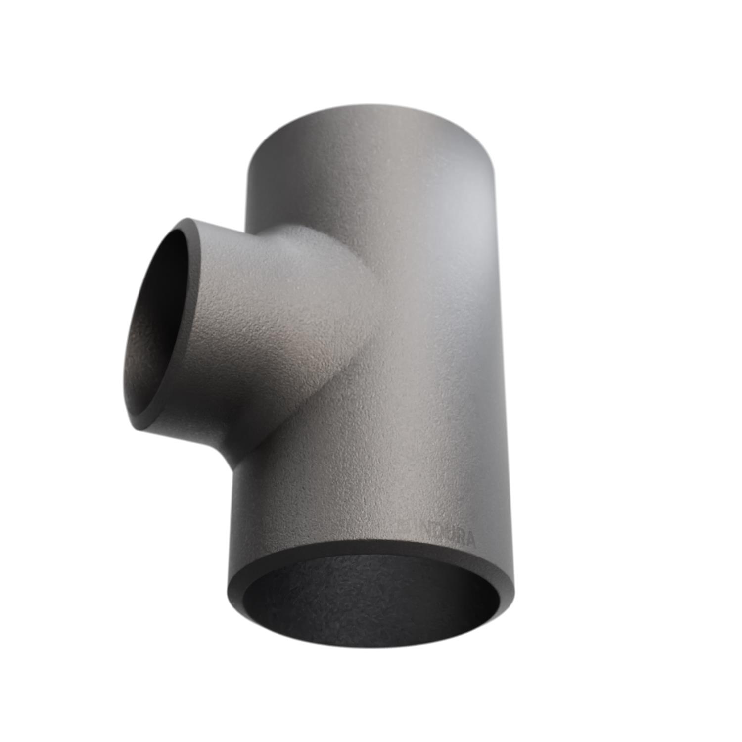 Tee, ASME B16.9, Sch. Std./40, 4"x3", A-234 WPB, INDURA