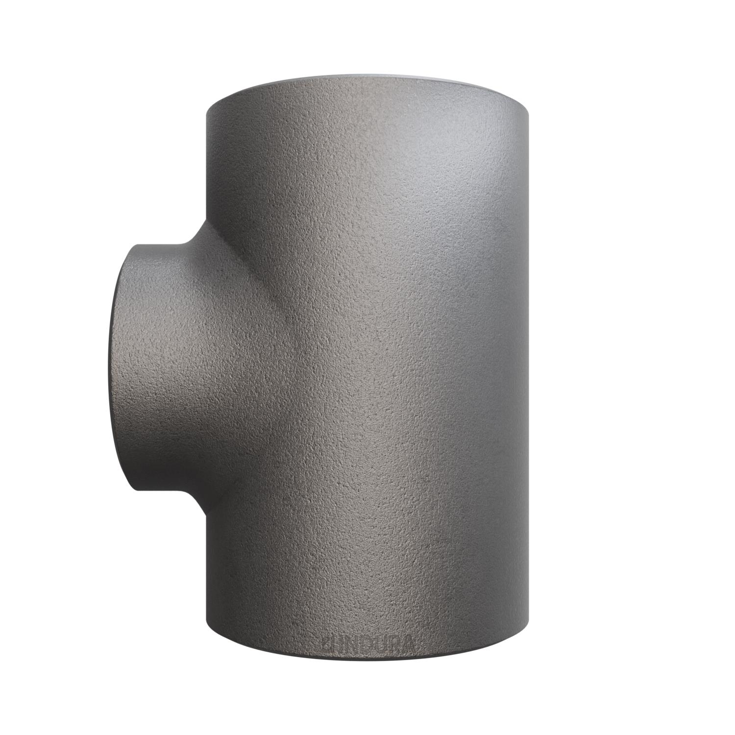 Tee, ASME B16.9, Sch. Std., 14"x10", A-234 WPB, INDURA