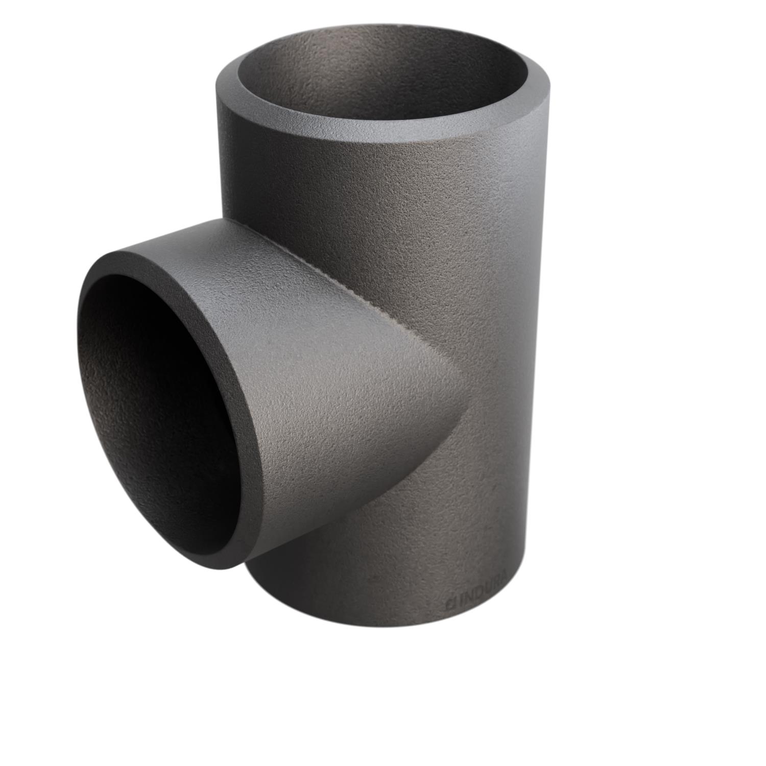 Tee, ASME B16.9, Sch. XS/80, 5"x5", A-234 WPB, INDURA