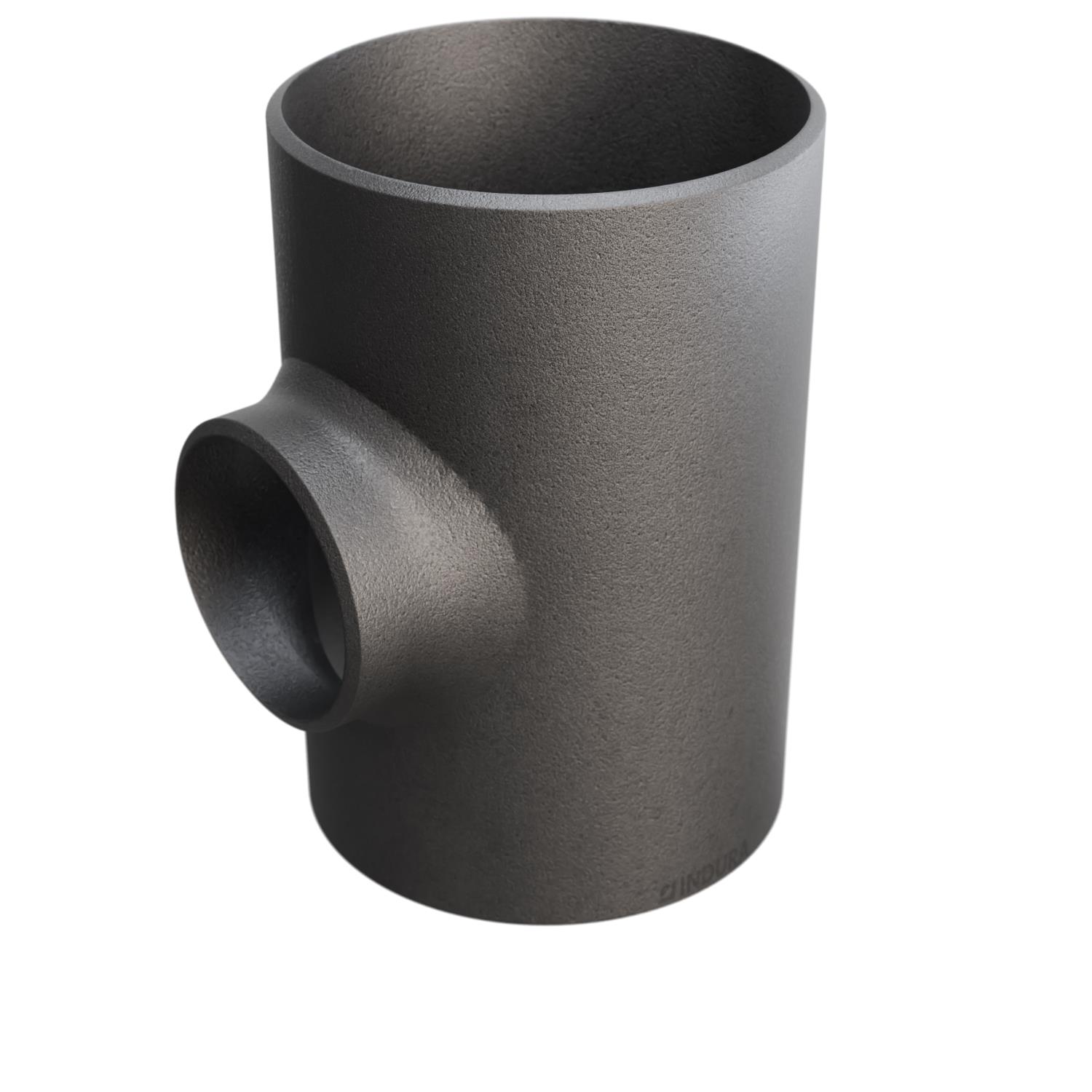 Tee, ASME B16.9, Sch. XS, 18"x10", A-234 WPB, INDURA