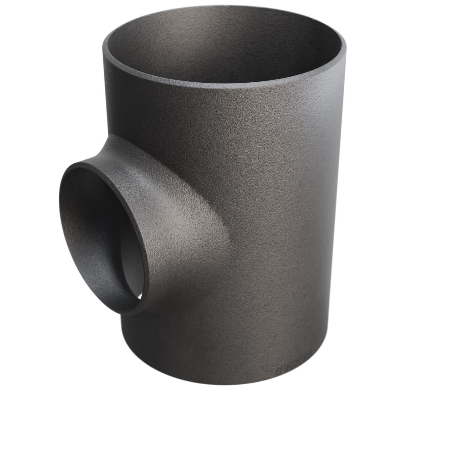 Tee, ASME B16.9, Sch. XS, 24"x16", A-234 WPB, INDURA