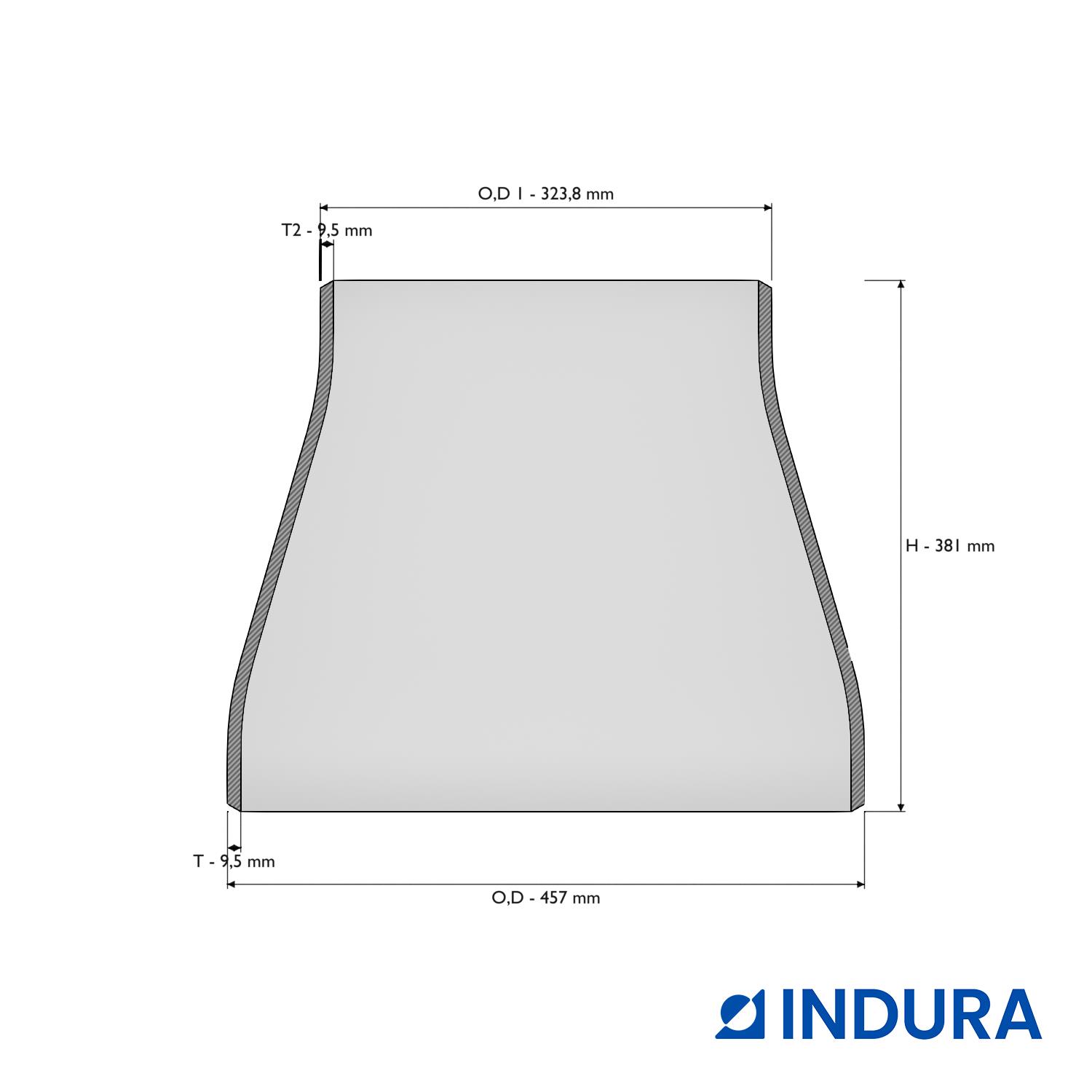 Concentric Reducer, ASME B16.9, Sch. Std., 18
